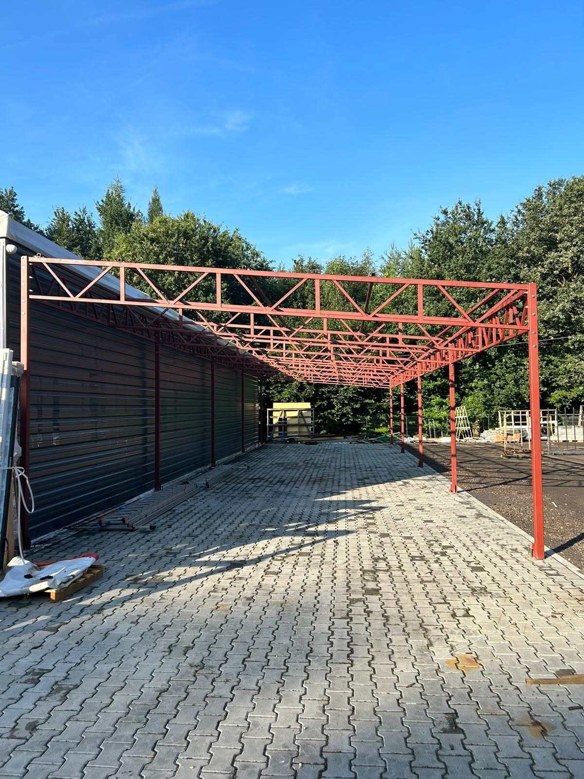 Wiata 2 — konstrukcja stalowa